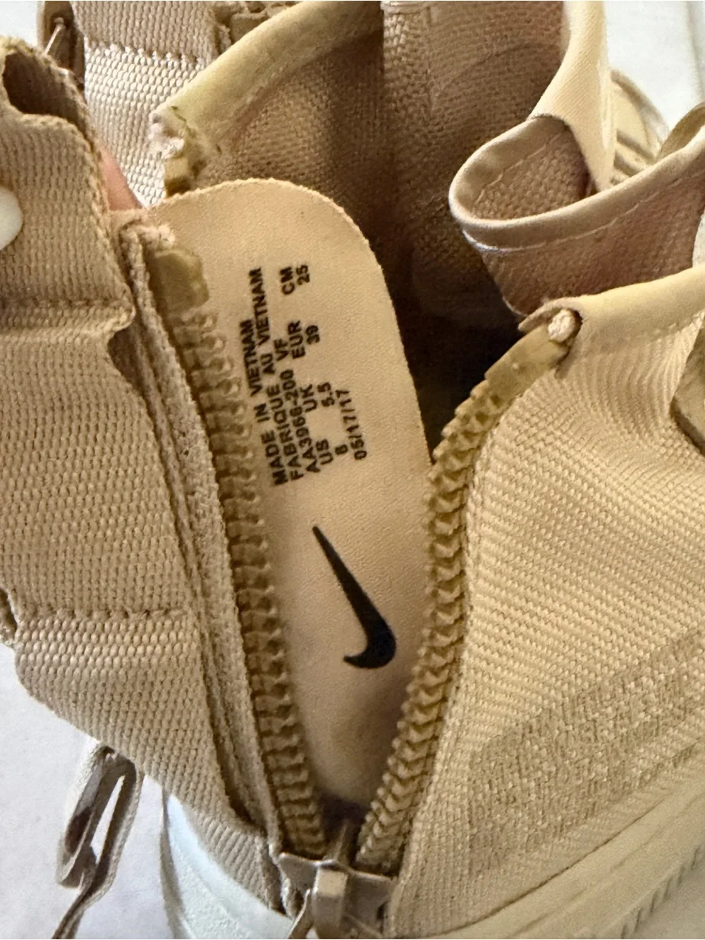 Nike us tan